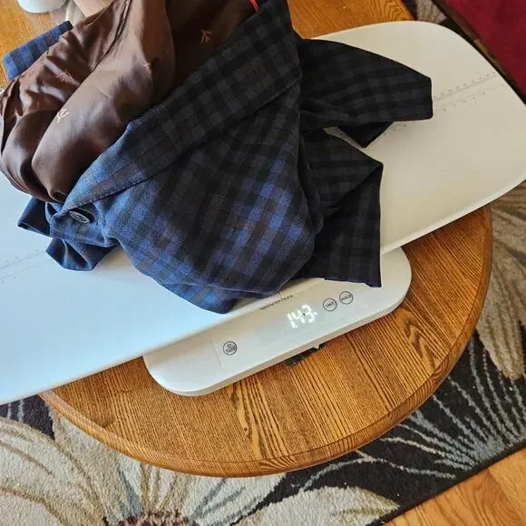 Isaia Blue Check Wool Sport Coat 44R (Eu 54) - Picture 9 of 9